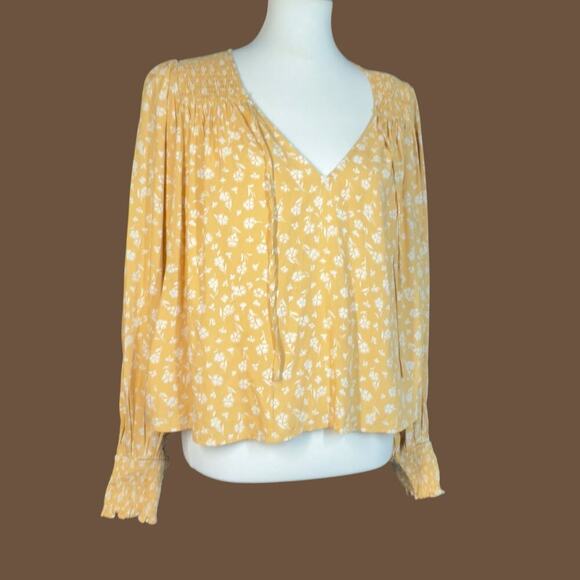 Billabong late night blouse boho floral large NWT - Picture 6 of 16